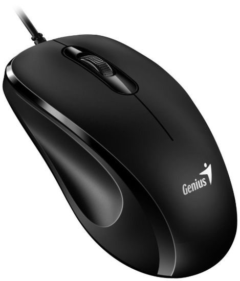 Obrázek GENIUS myš DX- 101, drátová, 1200 dpi, USB, černá