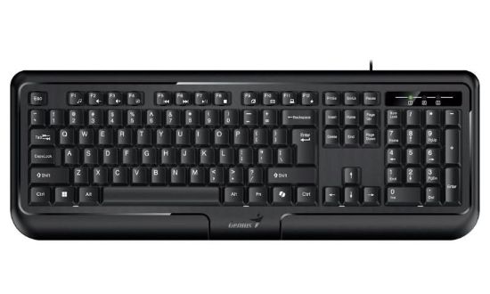 Obrázek GENIUS klávesnice KB- 118 II / Drátová/ Copilot/ USB/ černá/ CZ+SK layout