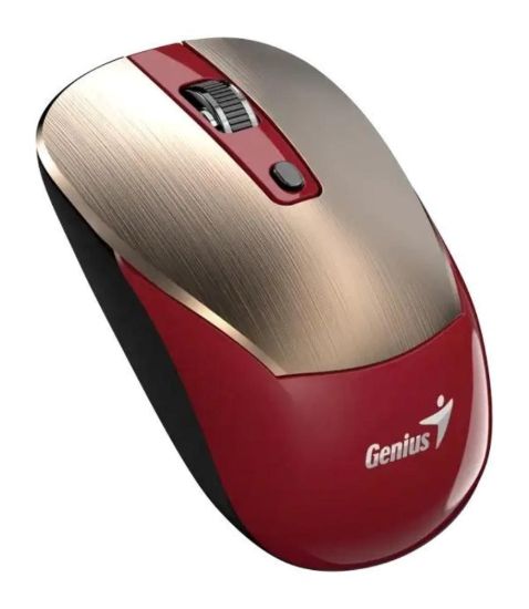 Obrázek GENIUS myš NX- 7125 GoldRed/ 1200 dpi/ bezdrátová/ Copilot/ červeno- zlatá