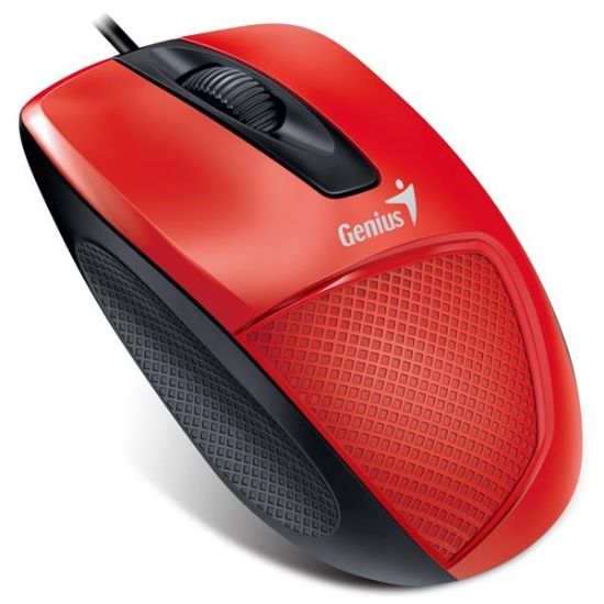 Obrázek GENIUS myš DX- 150X, drátová, 1000 dpi, USB, červená