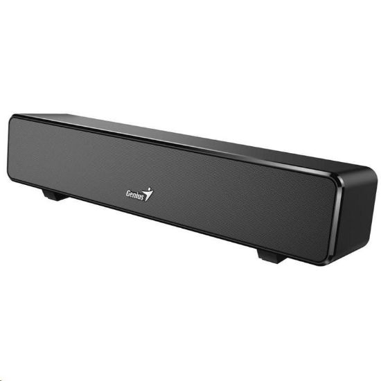 Obrázek GENIUS repro USB SoundBar 100/ drátový/ 6W/ USB/ 3, 5" jack/ černý