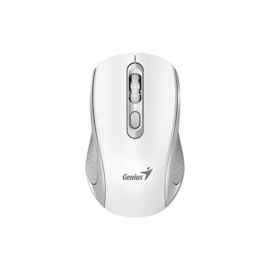 Obrázek GENIUS Myš NX- 8025S, Bezdrátová, bílo- šedá