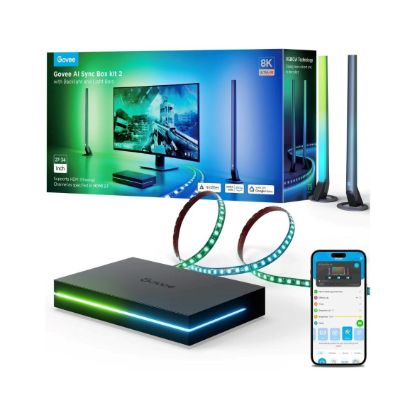 Obrázek Govee AI Sync Box Kit 2 Smart sada PC osvětlení 27- 34" + LED panely