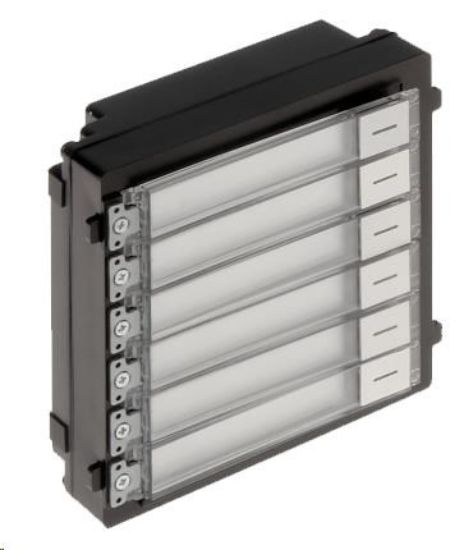Obrázek HIKVISION DS- KD- KK, Modul interkomu se 6 tlačítky