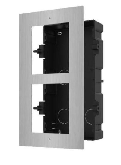 Obrázek HIKVISION DS- KD- ACF2/ S, 2- rámeček interkomu pro zápustnou montáž; nerez