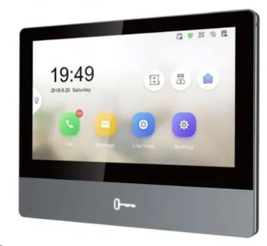 Obrázek HIKVISION DS- KH8350- WTE1/ EU, 7" IP bytový dotykový monitor; Wi- Fi; PoE