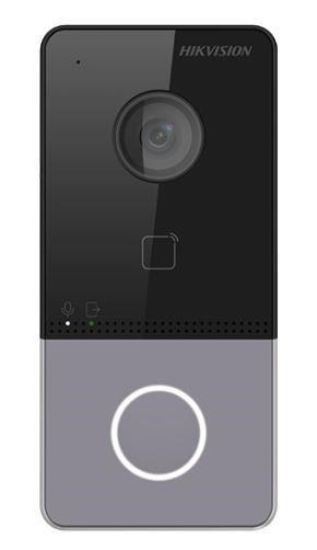 Obrázek HIKVISION DS- KV6113- WPE1(C), IP dveřní interkom, 1- tlač., plast, čtečka karet, 2MPx kamera, WiFi