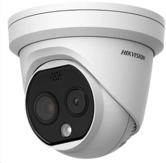 Obrázek Hikvision DS- 2TD1228- 2/ QA, IP Turret Termo optická kamera; objektiv 2, 1mm, IR 15m, Audio, Alarm, blikač