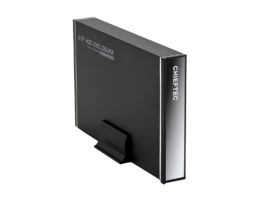 Obrázek CHIEFTEC externí rámeček na SATA HDD 2, 5" (max. 14.5mm), USB3.0, aluminium