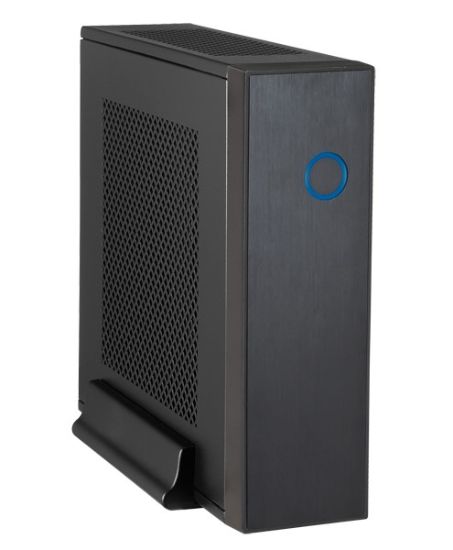 Obrázek CHIEFTEC skříň Compact Series/ mini ITX, IX- 03B, Black, Alu, 85W zdroj CDP- 085ITX