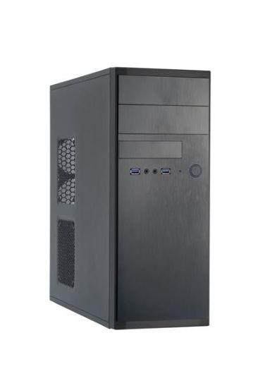 Obrázek CHIEFTEC skříň Elox Series HQ- 01B- OP, Miditower, USB 3.0, Black, bez zdroje
