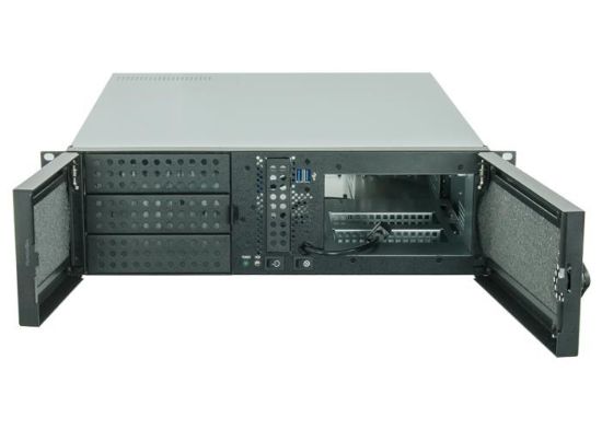 Obrázek CHIEFTEC skříň Rackmount 3U ATX/ mATX, UNC- 310A- B, zdroj BDF- 600S (600W)