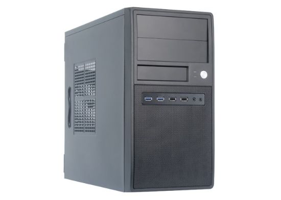 Obrázek CHIEFTEC skříň Mesh Series/ mATX, CT- 04B, 350W, Black, USB 3.0