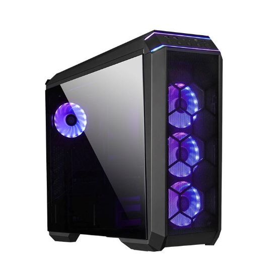 Obrázek CHIEFTEC skříň STALLION 3, ATX, 1x USB- C 3.2, 2x USB 3.1, 1x USB 2.0, 4x 120mm RGB Fan, černá