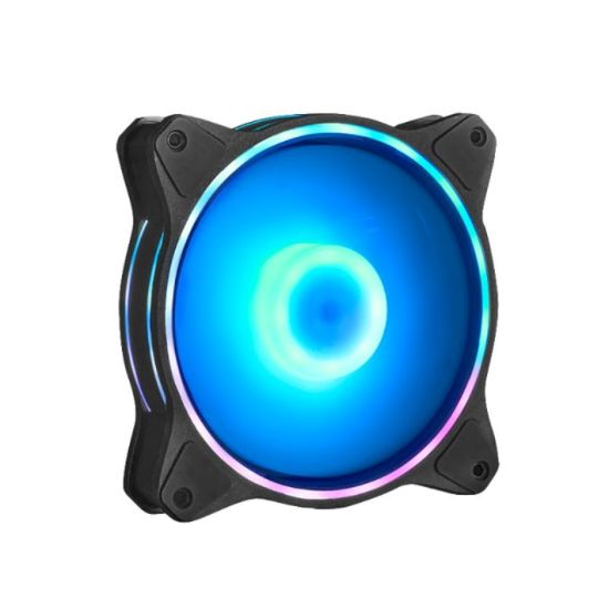 Obrázek CHIEFTEC ventilátor ZF- 1225RGB, 120mm, PWM, ARGB, černá