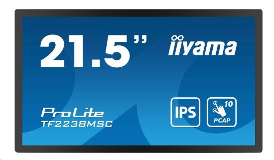 Obrázek Iiyama ProLite open- frame LCDs, 54.6cm (21.5''), Projected Capacitive, 10 TP, Full HD, USB, kit (USB), black