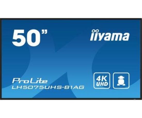 Obrázek Iiyama ProLite IDS, 24/ 7, 4K, USB, RS232, Ethernet, Wi- Fi, Android, kit (RS232), black
