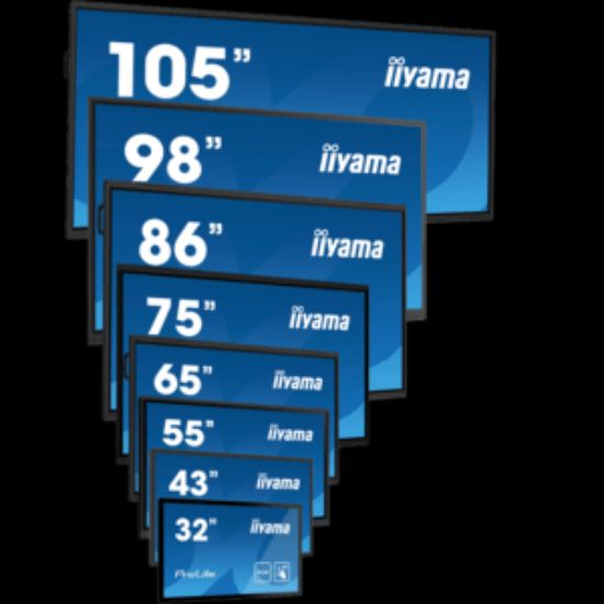 Obrázek iiyama ProLite TF5539AS- B1AG, 24/ 7, 138.6cm (54.6''), Projected Capacitive, 4K, USB, RS232, Ethernet, Android, kit (USB)