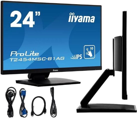 Obrázek Iiyama ProLite T2454MSC- B2AG, Projected Capacitive, 10 TP, Full HD, USB, kit (USB), black