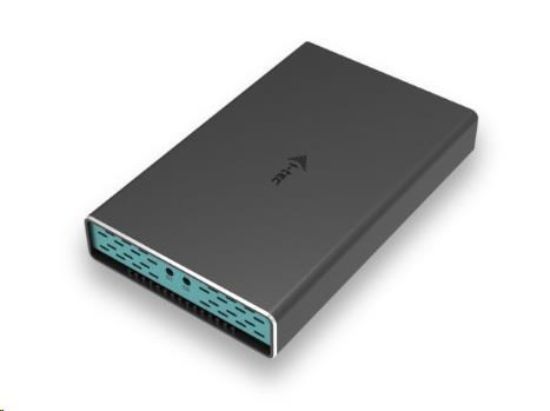 Obrázek i- tec MySafe USB- C/ USB- A 2x M.2 SATA Drive Metal External case with RAID 10Gbps