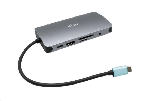 Obrázek i- tec USB- C Metal Nano Dock HDMI/ VGA with LAN + Power Delivery 100 W