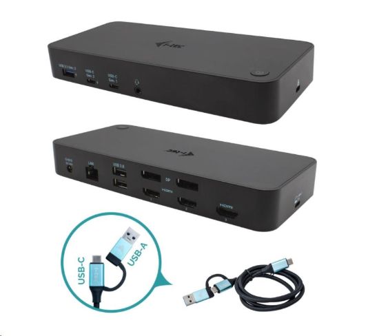 Obrázek i- tec USB 3.0 / USB- C / Thunderbolt, 3x 4K Docking Station + Power Delivery 100W