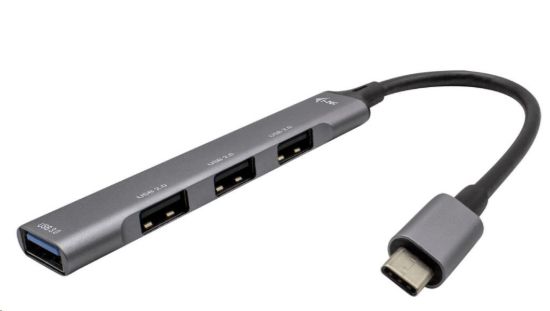 Obrázek i- tec USB- C Metal HUB 1x USB 3.0 + 3x USB 2.0