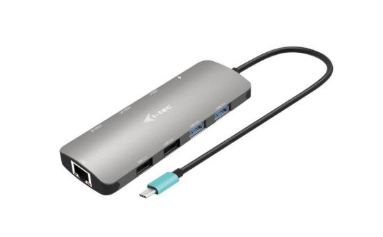 Obrázek i- tec USB- C Metal Nano 2x HDMI Docking Station, PD 100W