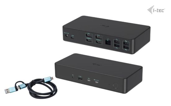 Obrázek i- tec USB 3.0/ USB- C/ Thunderbolt 3 Professional Dual 4K Display Dock.st. Gen2, PD 100W
