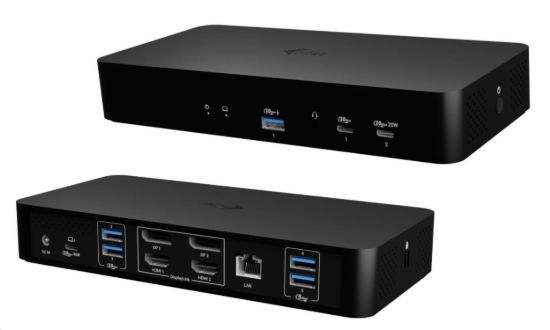 Obrázek i- tec Universal Intelligent Dual Display Docking Station, Power Delivery 100W