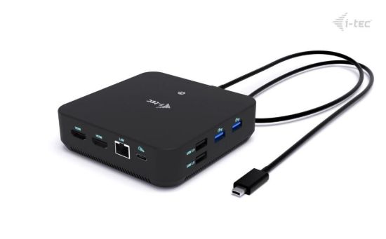 Obrázek i- tec USB- C DP Dual HDMI Docking Station, Power Delivery 100W