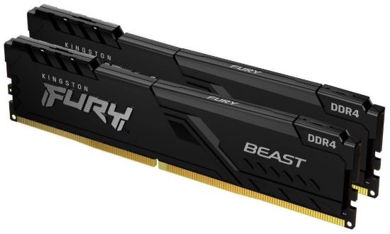 Obrázek KINGSTON DIMM DDR4 32GB (Kit of 2) 3200MT/s CL16 FURY Beast Černá