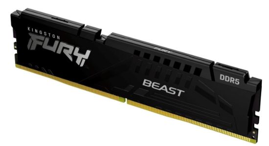 Obrázek KINGSTON DIMM DDR5 16GB 5600MT/ s CL40 FURY Beast Černá