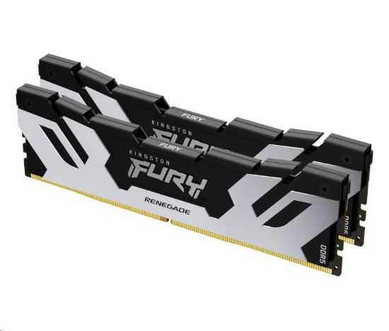 Obrázek KINGSTON DIMM DDR5 32GB (Kit of 2) 6400MT/ s CL32 FURY Renegade Stříbrná