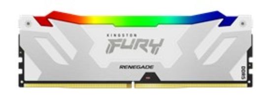 Obrázek KINGSTON DIMM DDR5 16GB 7200MT/ s CL38 FURY Renegade Bílá RGB XMP