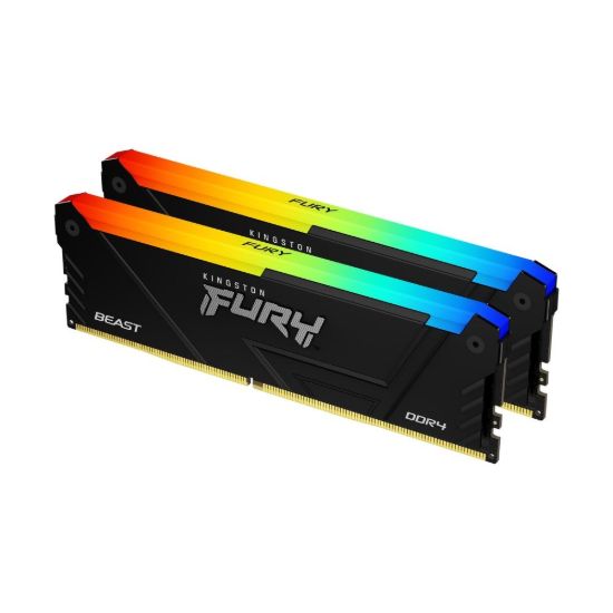 Obrázek KINGSTON DIMM DDR4 32GB (Kit of 2) 3600MT/ s CL18 FURY Beast RGB, XMP