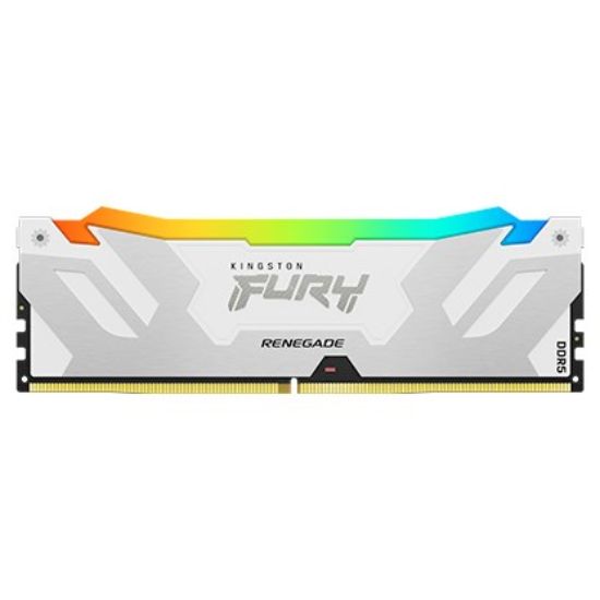 Obrázek KINGSTON DIMM DDR5 16GB 7600MT/ s CL38 FURY Renegade RGB White XMP
