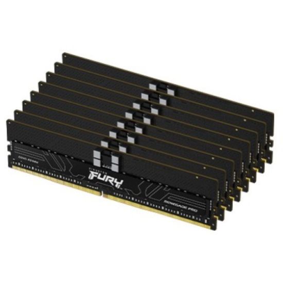 Obrázek KINGSTON DIMM DDR5 256GB (Kit of 8) 6400MT/ s CL32 ECC 1Rx4 FURY Renegade Pro XMP