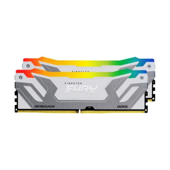 Obrázek KINGSTON CUDIMM DDR5 48GB (Kit of 2) 8400MT/ s CL40 FURY Renegade RGB White XMP