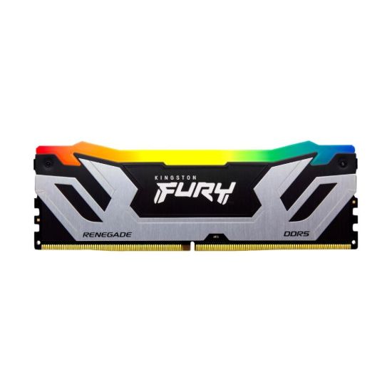 Obrázek KINGSTON CUDIMM DDR5 24GB 8800MT/ s CL42 FURY Renegade RGB Silver