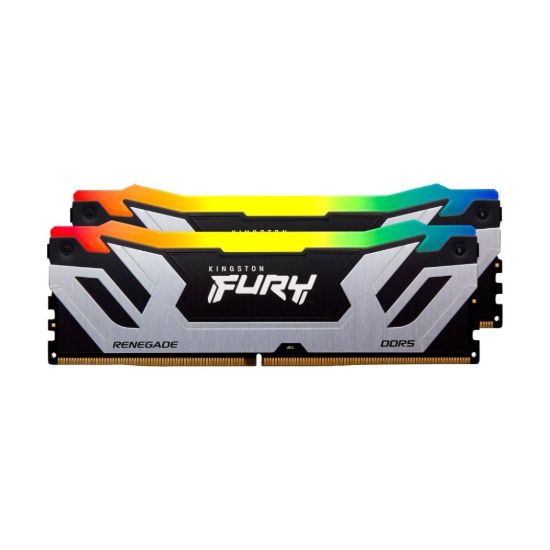 Obrázek KINGSTON CUDIMM DDR5 48GB (Kit of 2) 8800MT/ s CL42 FURY Renegade RGB Silver