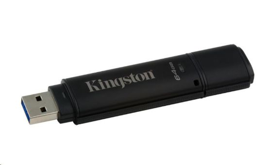 Obrázek Kingston Flash Disk IronKey 64GB DataTraveler 4000 G2DM (USB 3.0, 256- bit šifrování AES)