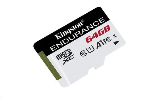 Obrázek Kingston MicroSDXC karta 64GB microSD XC High Endurance, 95R Class 10 UHS- I U1