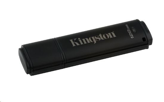 Obrázek Kingston Flash Disk 128GB DataTraveler 4000 G2DM (USB 3.0, 256- bit šifrování AES)