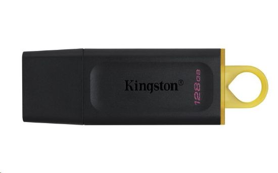 Obrázek Kingston Flash Disk 128GB USB3.2 Gen1 DataTraveler Exodia (Black + Yellow)