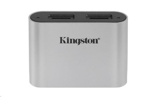 Obrázek Kingston čtečka karet, USB3.2 Gen1 Workflow Dual- Slot microSDHC/ SDXC UHS- II Card Reader čtečka karet