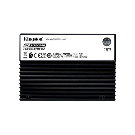 Obrázek Kingston 7, 68TB SSD Data Centre DC3000M (Mixed Use) Enterprise U.2 PCIe 5.0 NVMe Enterprise SSD