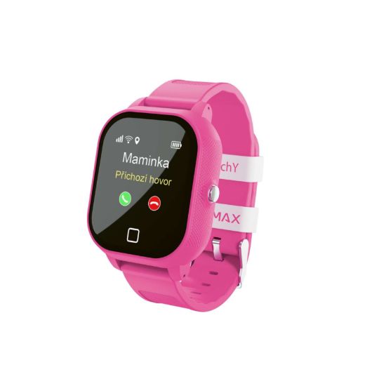 Obrázek LAMAX WatchY3 Pink - dětské smart watch - Rozbaleno