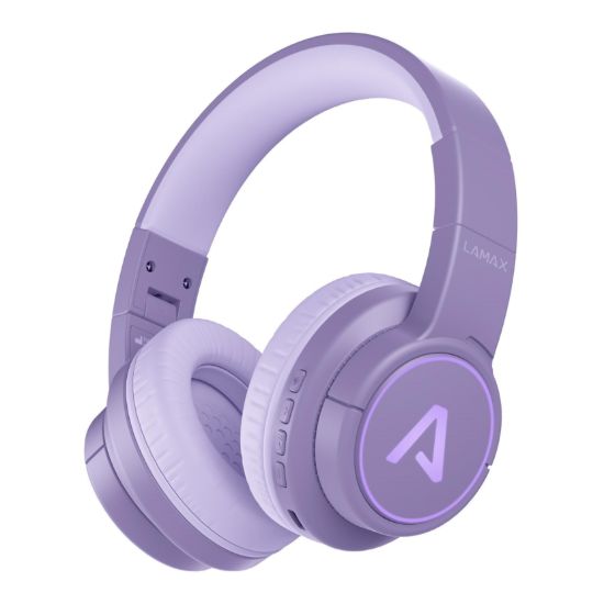 Obrázek LAMAX GlowKid1 - dětská náhlavní sluchátka - pink