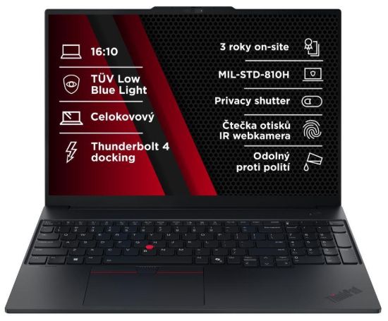 Obrázek LENOVO NTB ThinkPad E16 G3 - Core5 210H,16" WUXGA,16GB,512SSD,IRcam,W11P